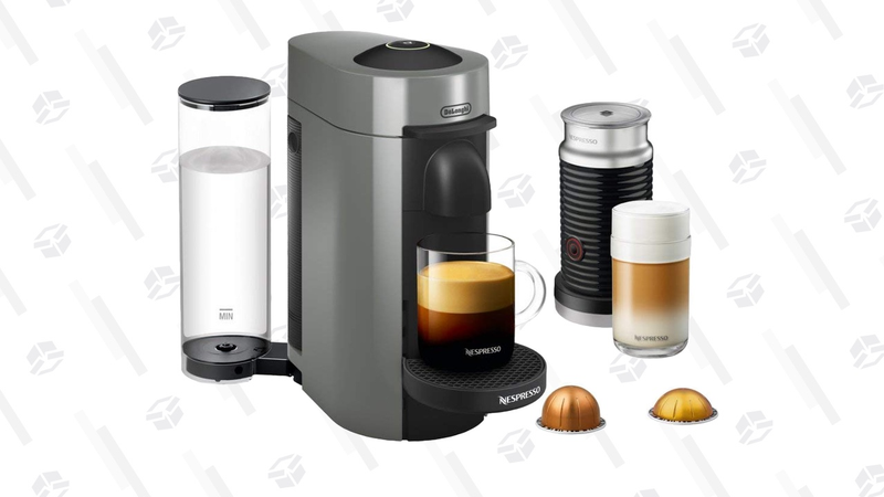 Nespresso VertuoPlus Coffee and Espresso Maker + Milk Frother | $120 | Amazon